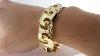 Victorian 9ct Gold Fancy Link Floral Garnet Heart Padlock Bracelet(r1197)