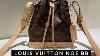 Auth LOUIS VUITTON Noe GM Shoulder Bag Monogram Leather Brown M42224 83BT238